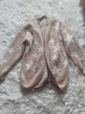 Altar'd State Beige Star Cardigan Size Medium